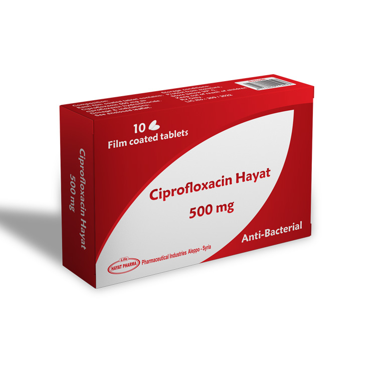 Ciprofloxacin Hayat 500