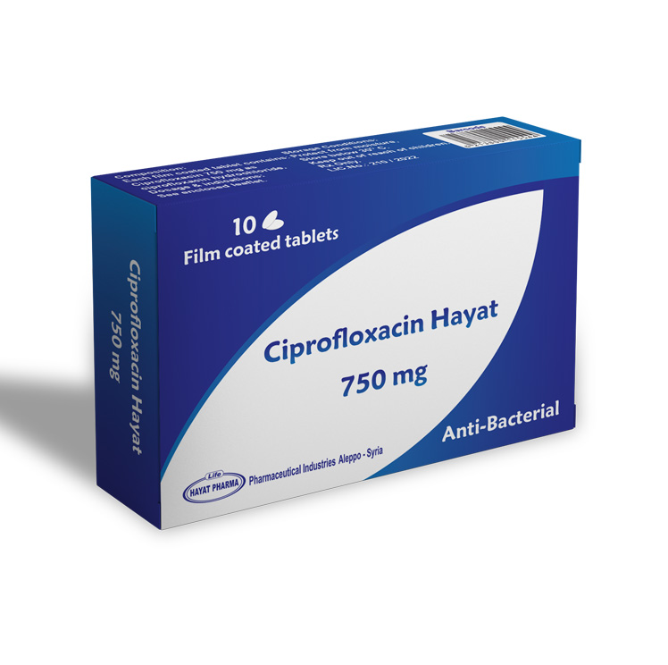 Ciprofloxacin Hayat 750